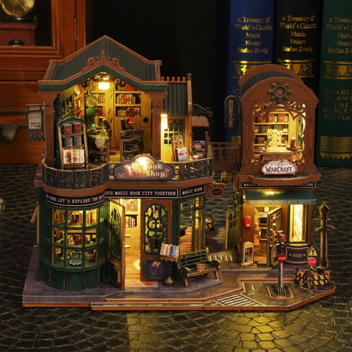 Twilight Book City DIY Miniature House - KAAYEE Puzzle
