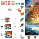 Twilight Divine Tree Wooden Jigsaw Puzzle - KAAYEE Puzzle