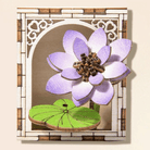 Water Lily Fridge Magnet Kit - KAAYEE Puzzle