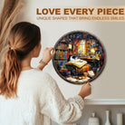 Whiskers Library - 1 Wooden Jigsaw Puzzle - KAAYEE Puzzle