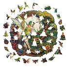 Yin Yang Hummingbird Wooden Jigsaw Puzzle - KAAYEE Puzzle