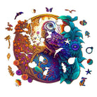 Yin Yang Owl Wooden Jigsaw Puzzle - KAAYEE Puzzle